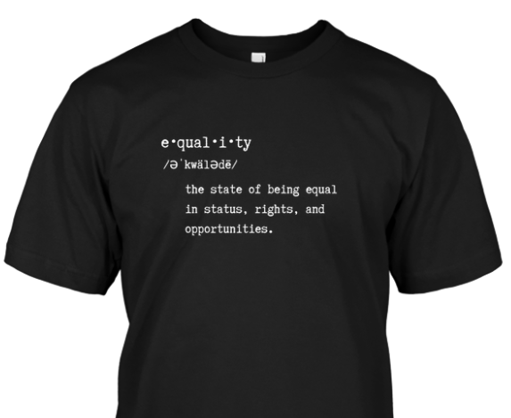 The Definition of Equality t shirt